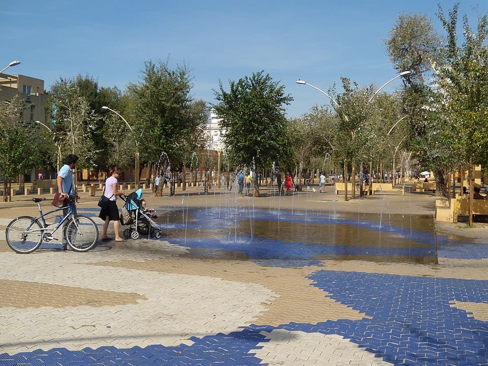 La alameda de Hercules en Sevilla