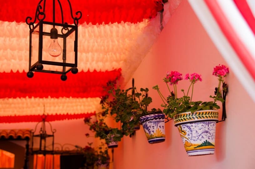 Casetas en la Feria de Abril de Sevilla