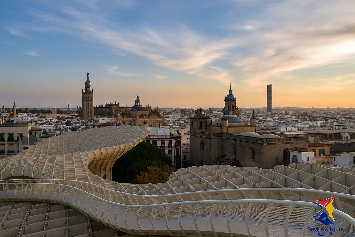 El Metropol Parasol ofrece una de las mejores vistas de Sevilla.