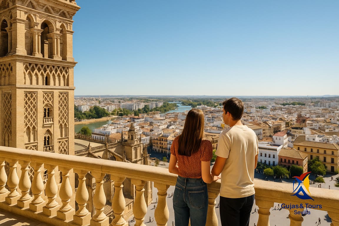 Vistas desde la Giralda de la Catedral de Sevilla
