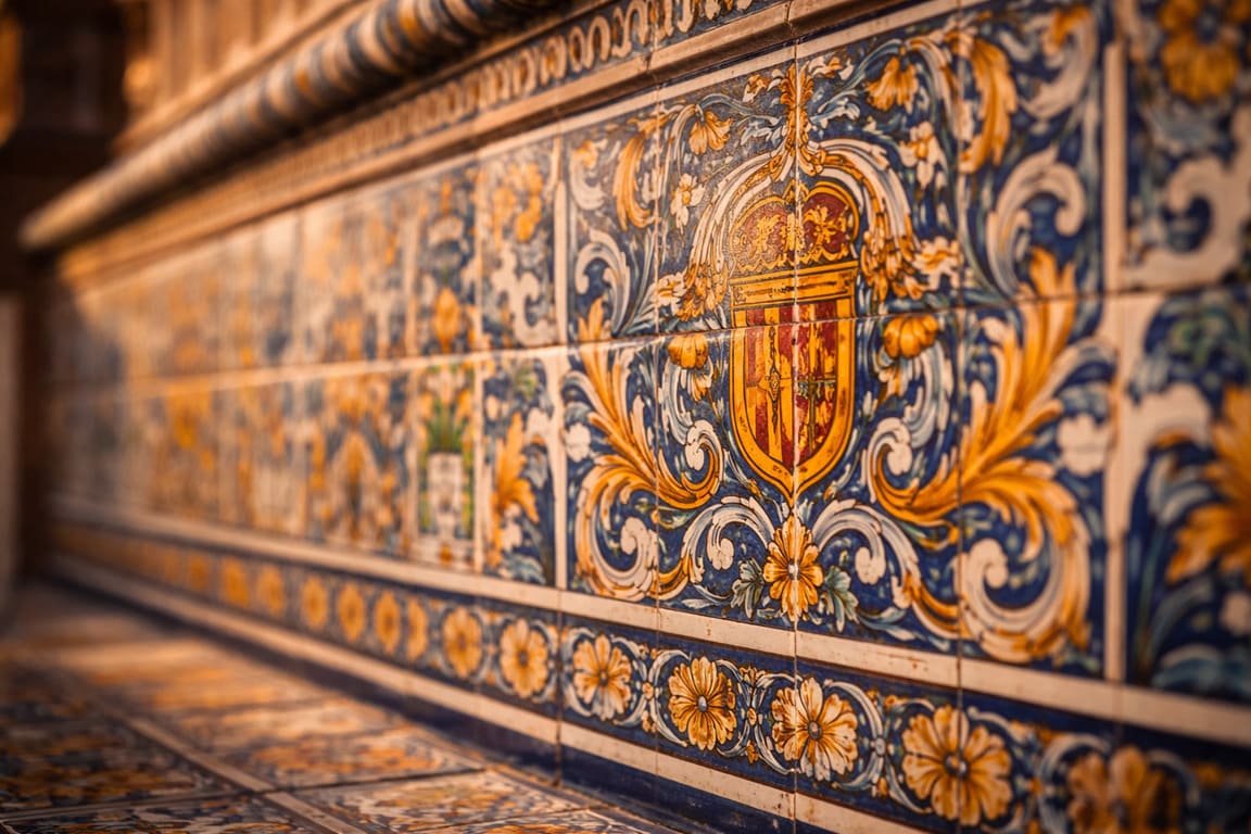 Detalle de la plaza de España