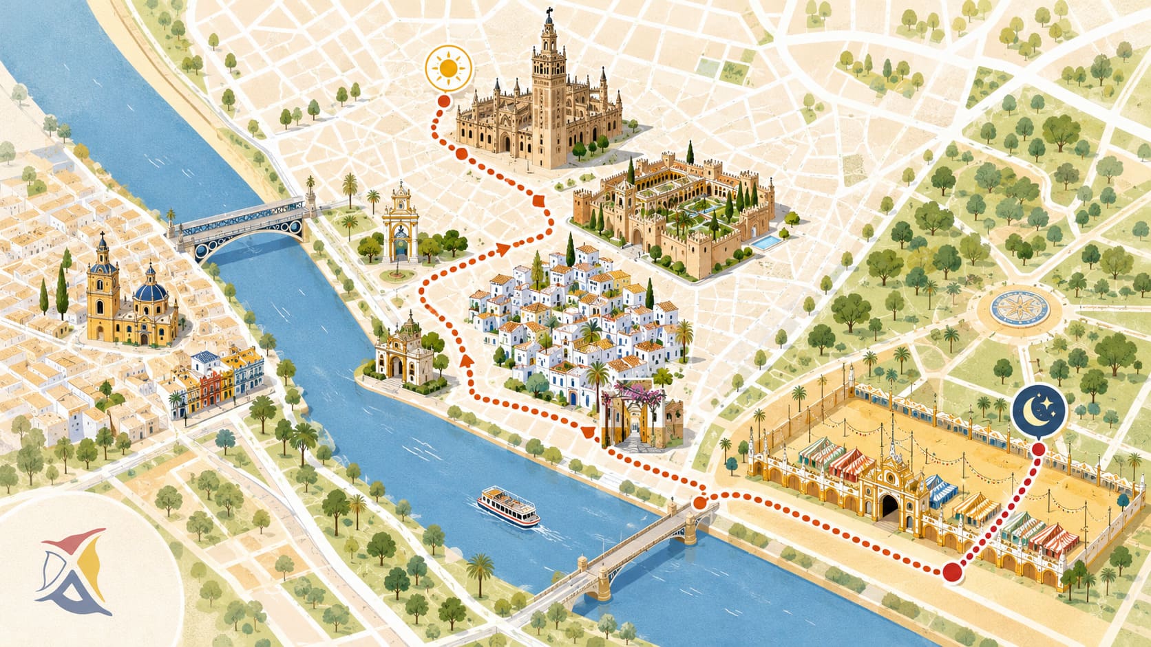 Sevilla ruta entre monumentos y ferias