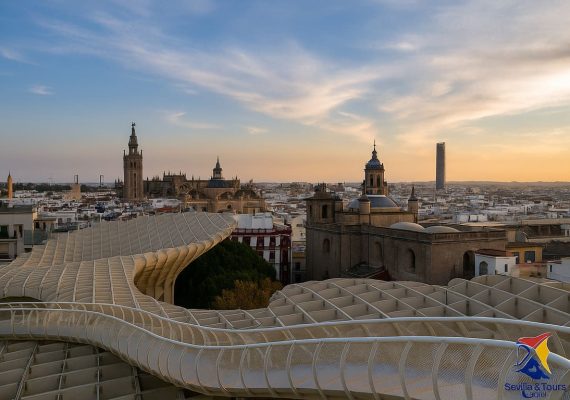 El Metropol Parasol ofrece una de las mejores vistas de Sevilla.