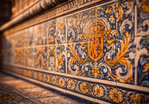 Detalle de la plaza de España