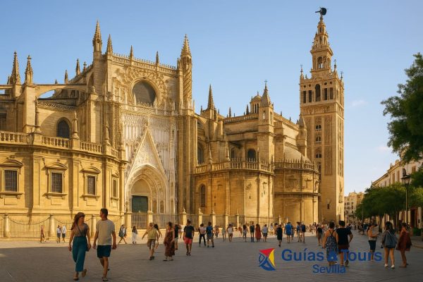 Fachada principal de la Catedral de Sevilla y Giralda Entradas a la catedral de Sevilla y la Giralda